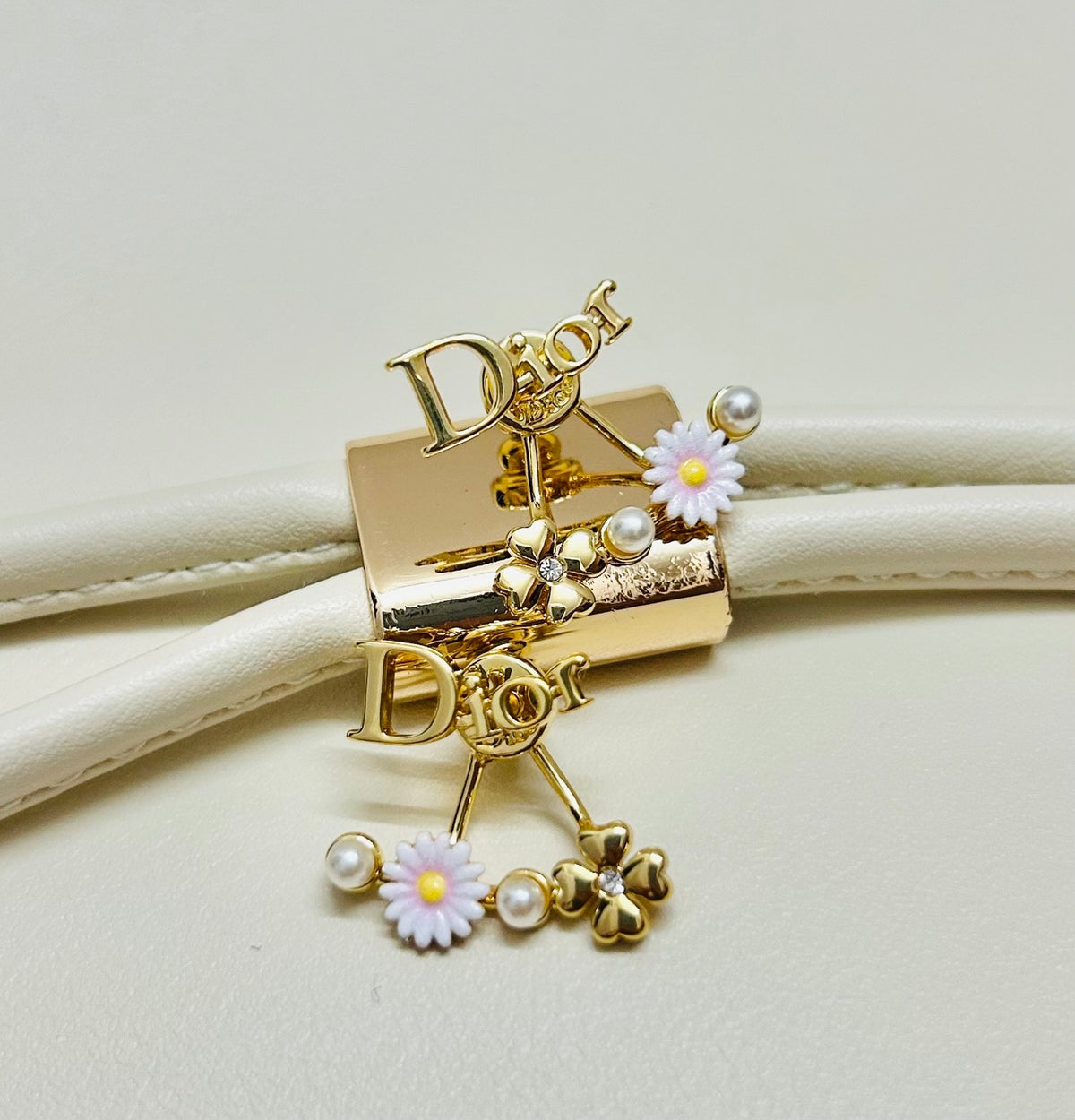 Dior Mini Letter Stud Earrings - product image 4