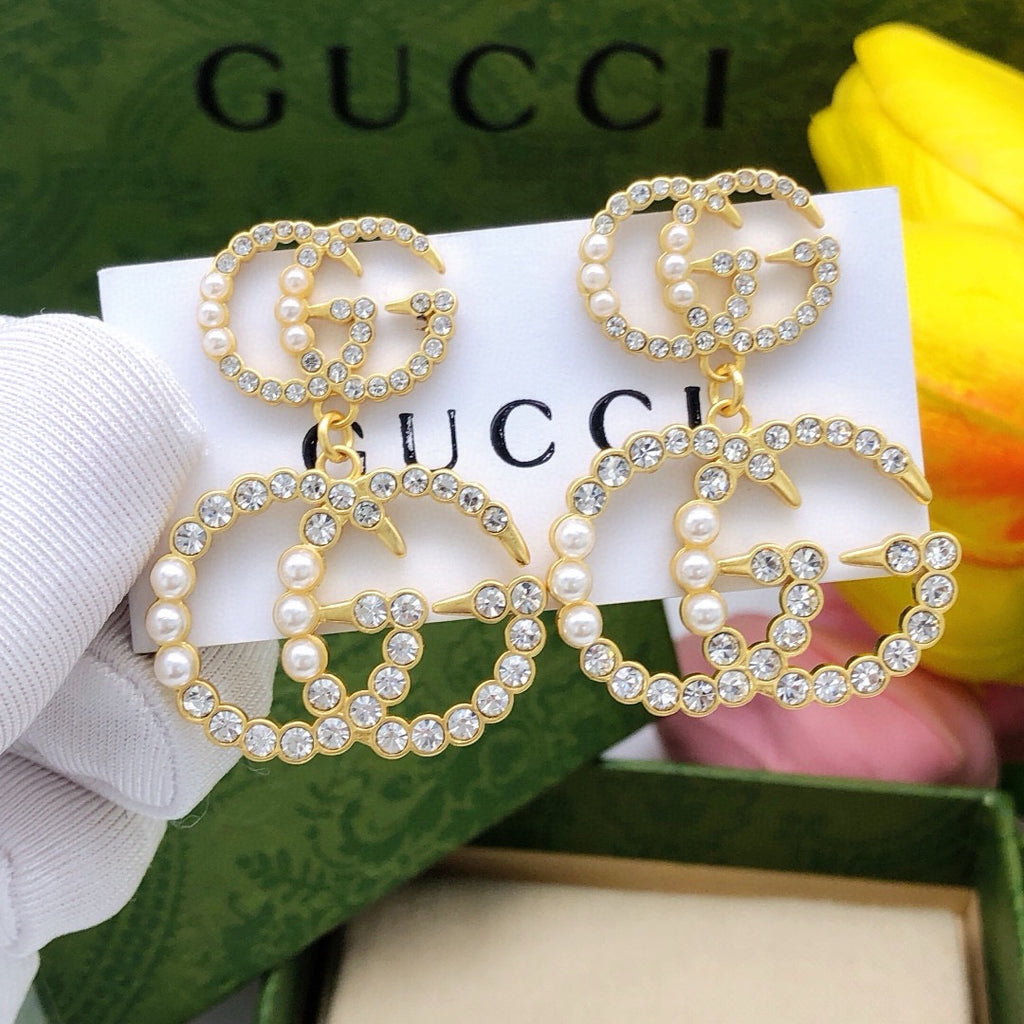 Gucci Interlocking G Pearl Earrings - album image 1