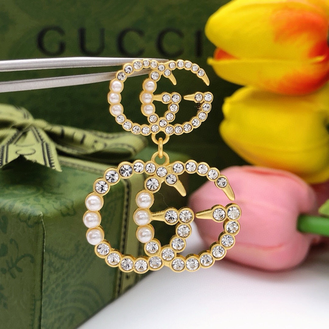 Gucci Interlocking G Pearl Earrings - album image 6