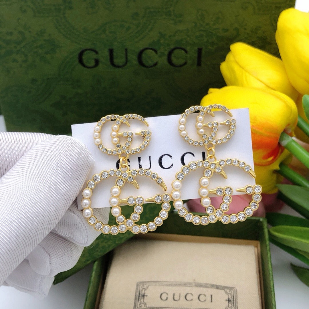 Gucci Interlocking G Pearl Earrings - album image 2