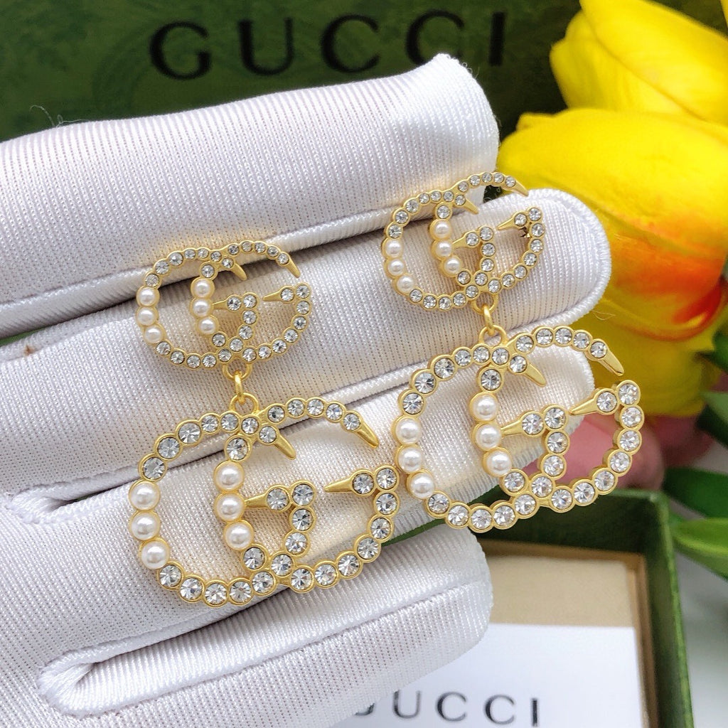 Gucci Interlocking G Pearl Earrings - album image 7
