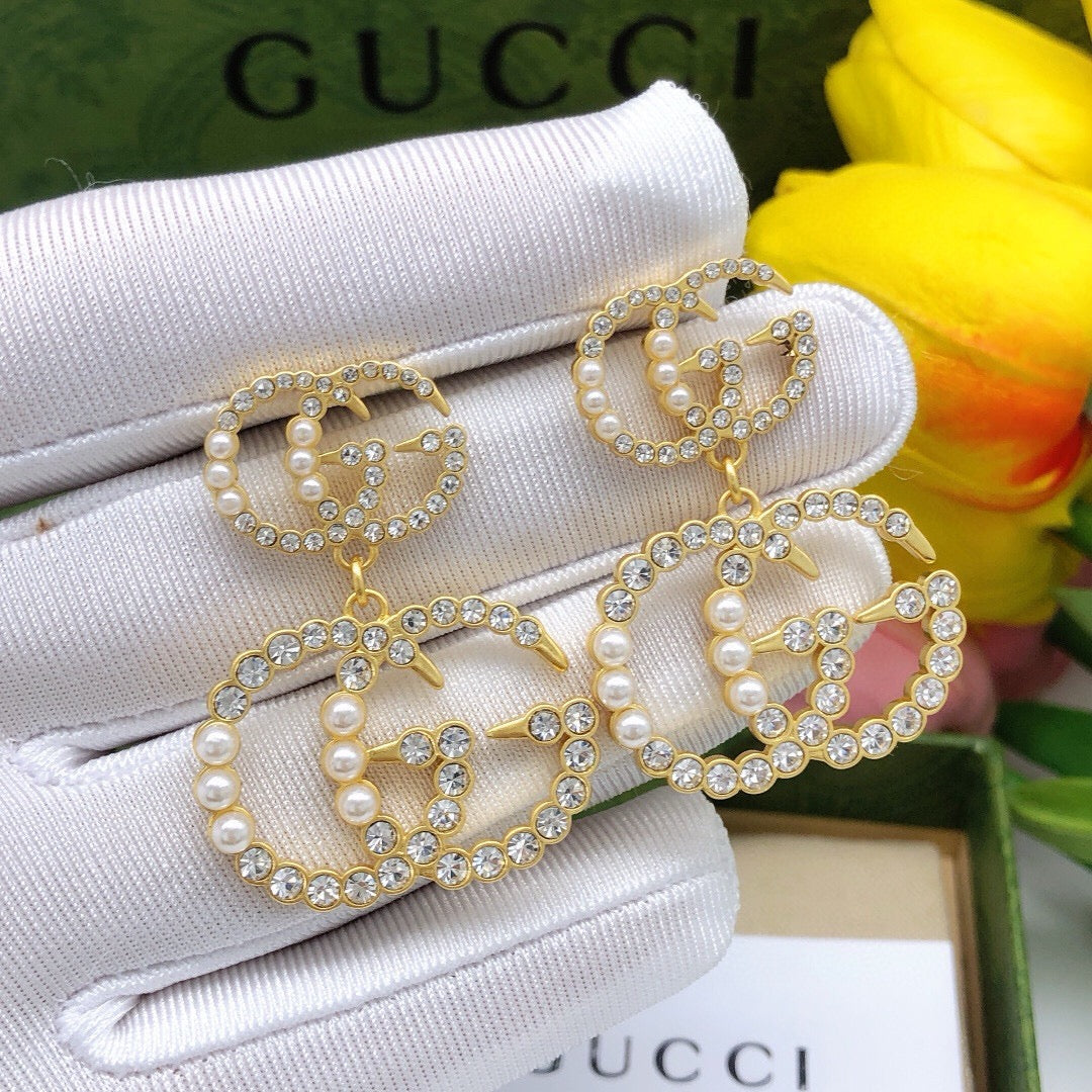 Gucci Interlocking G Pearl Earrings - album image 7