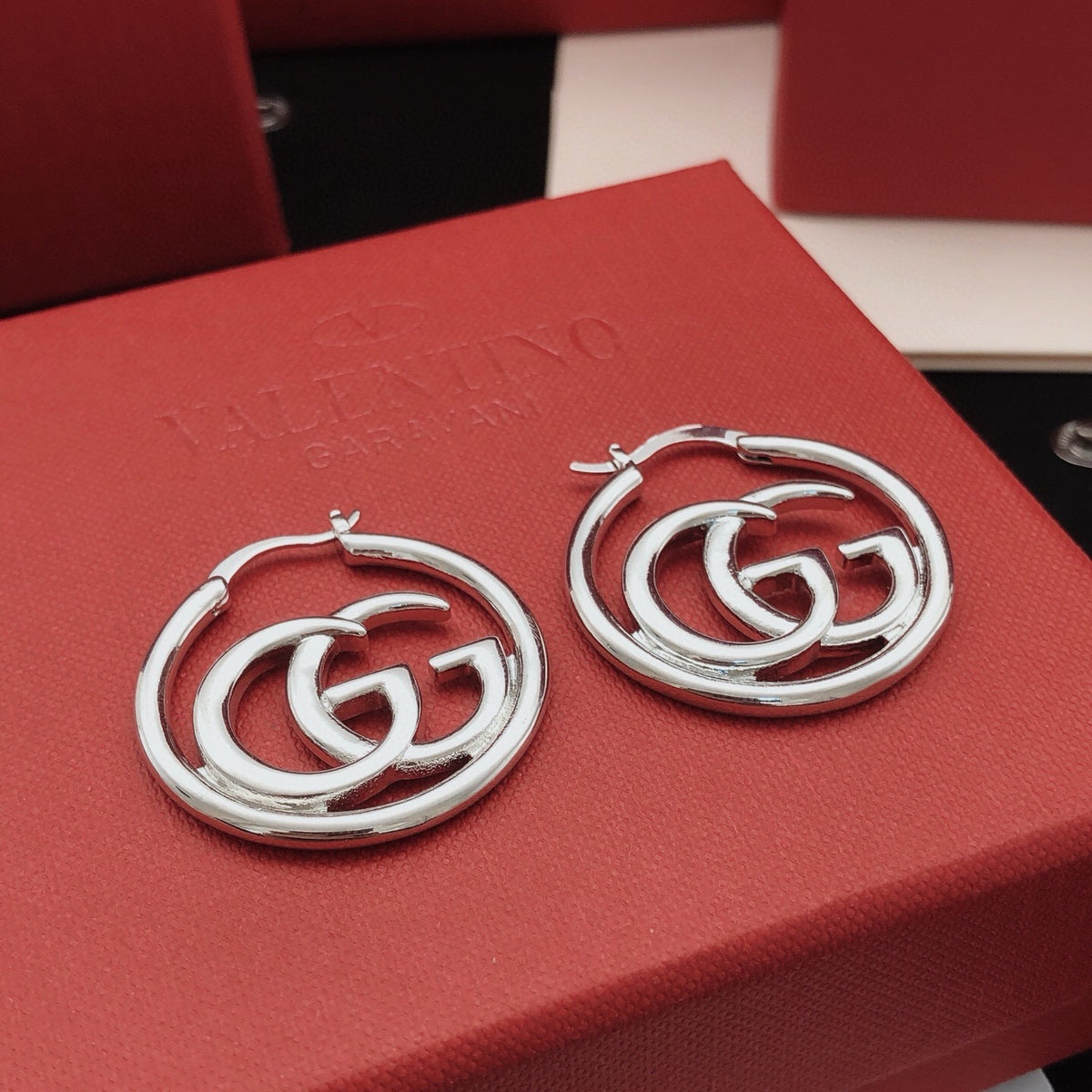 Gucci Silver-Tone Polished Earrings - album image 3