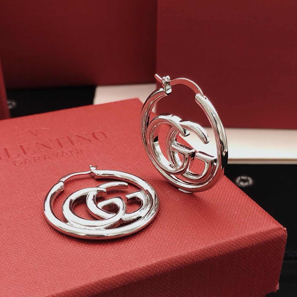 Gucci Silver-Tone Polished Earrings - album image 2