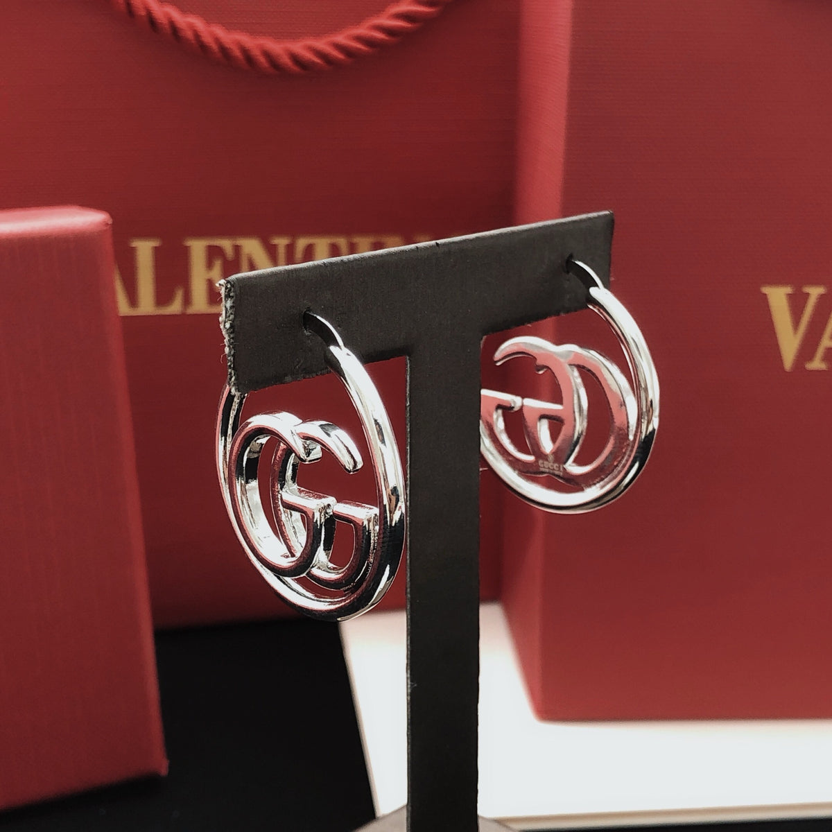 Gucci Silver-Tone Polished Earrings - album image 7