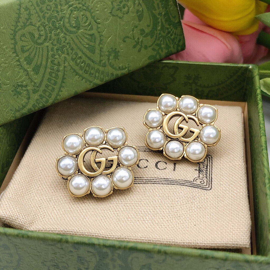 Gucci Interlocking G Pearl Earrings - album image 4