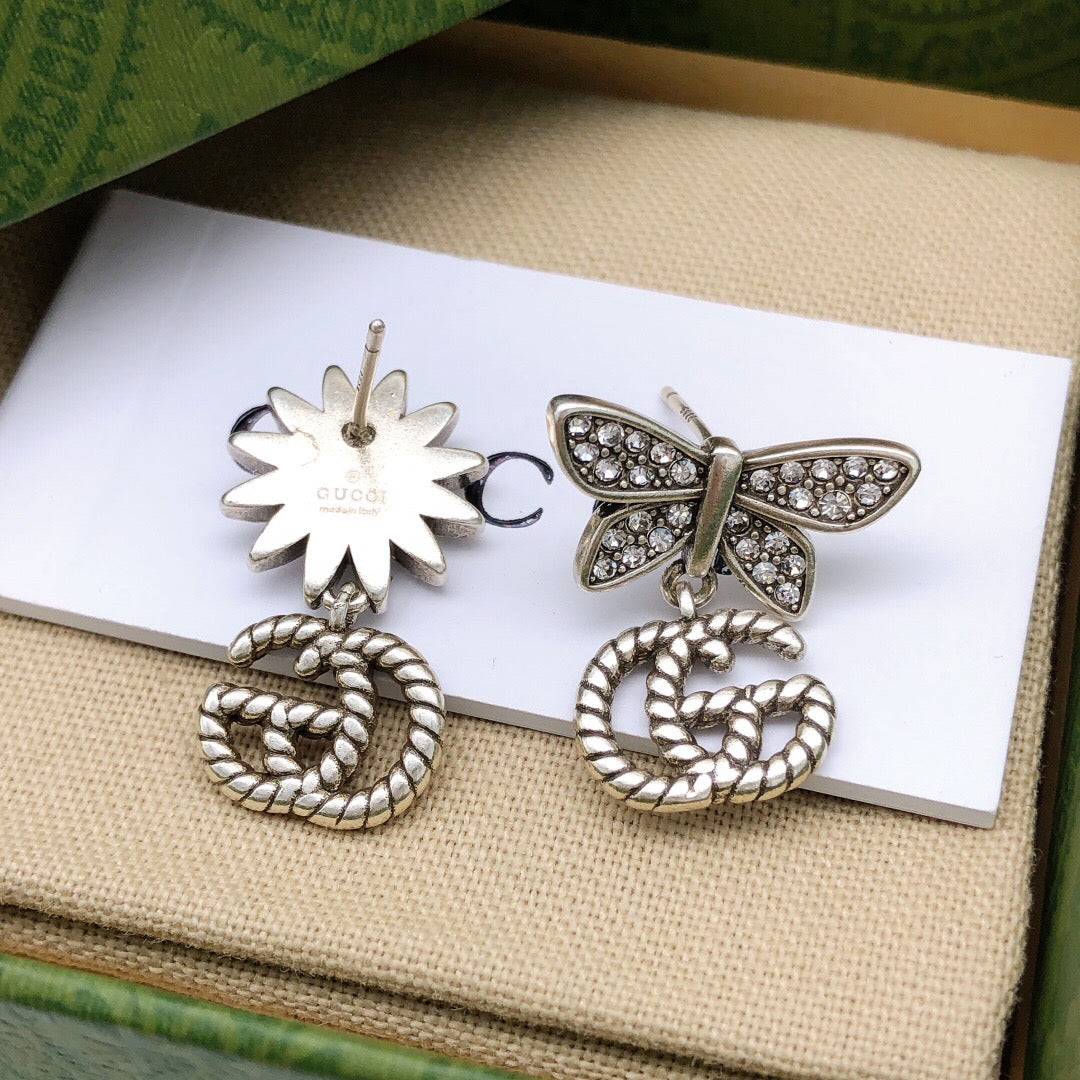 Gucci Interlocking G Bow Butterfly Earrings - album image 6