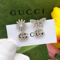 Gucci Interlocking G Bow Butterfly Earrings - album image 1