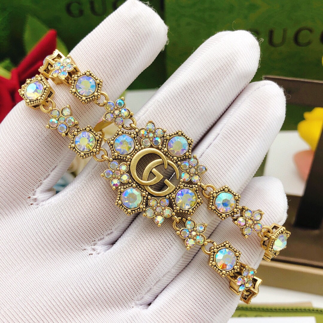 Gucci Multicolor Crystal Accent Bracelet - album image 4