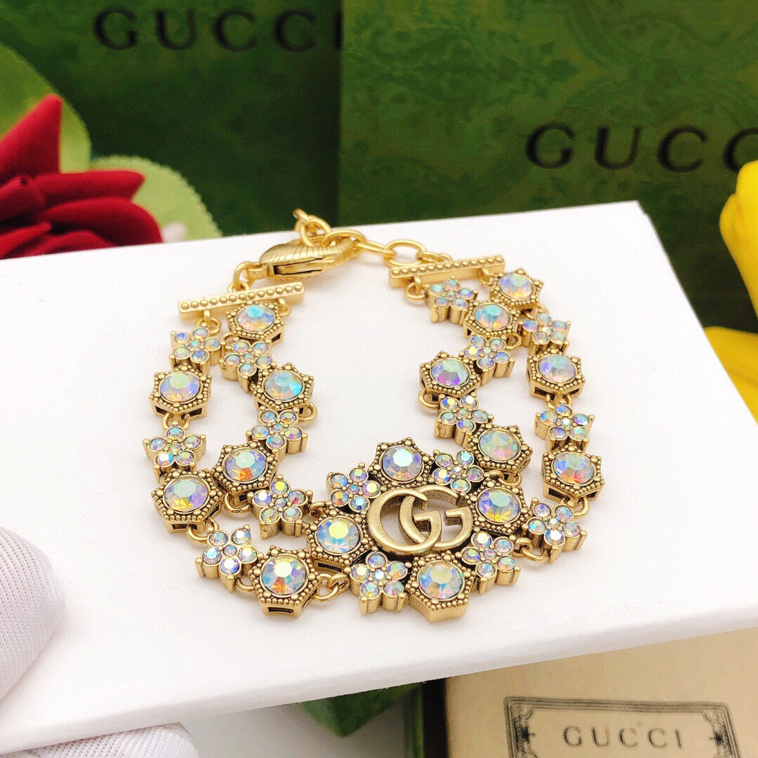 Gucci Multicolor Crystal Accent Bracelet - album image 2