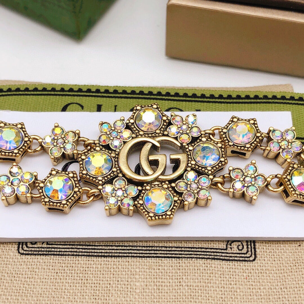 Gucci Multicolor Crystal Accent Bracelet - album image 7