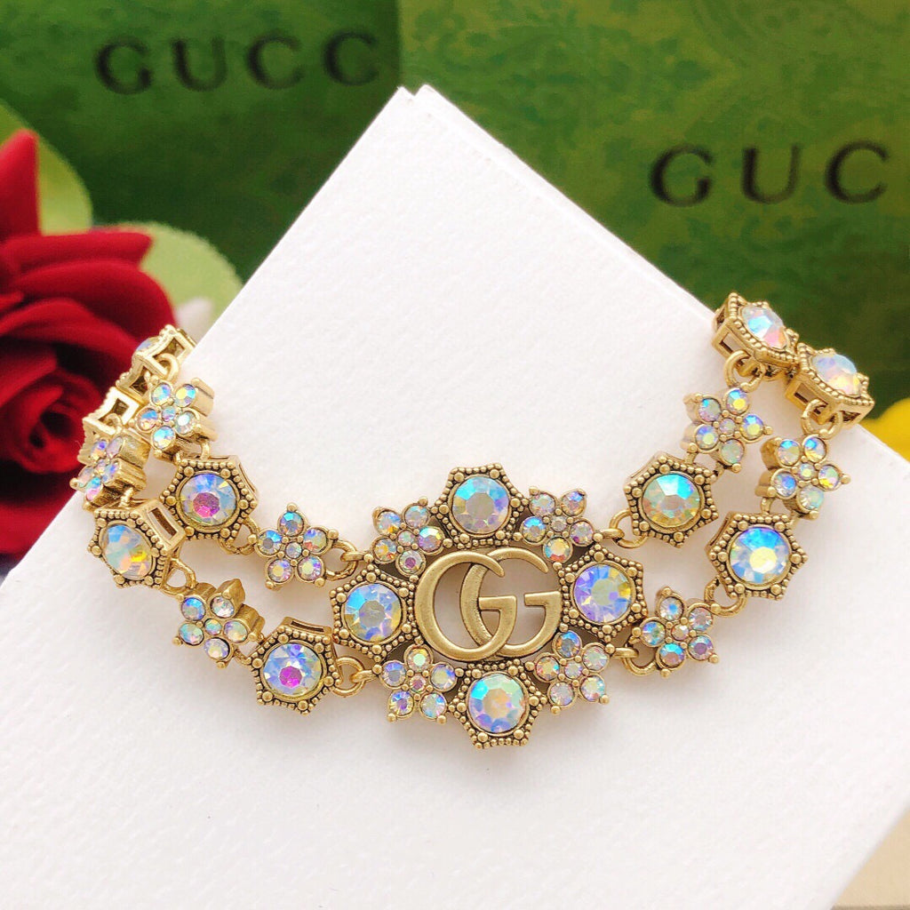 Gucci Multicolor Crystal Accent Bracelet - album image 1