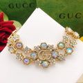 Gucci Multicolor Crystal Accent Bracelet - album image 1
