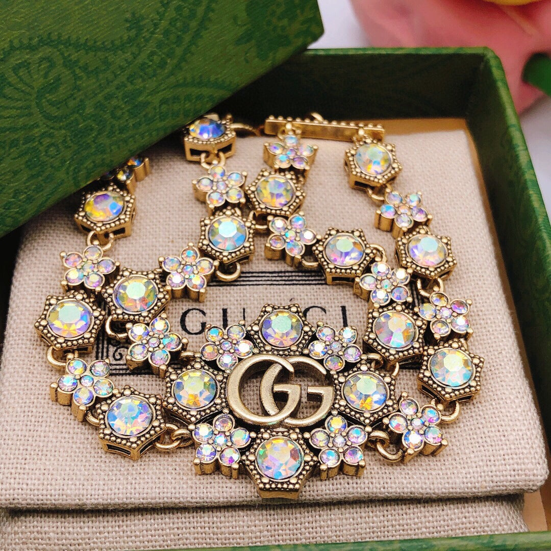 Gucci Multicolor Crystal Accent Bracelet - album image 6