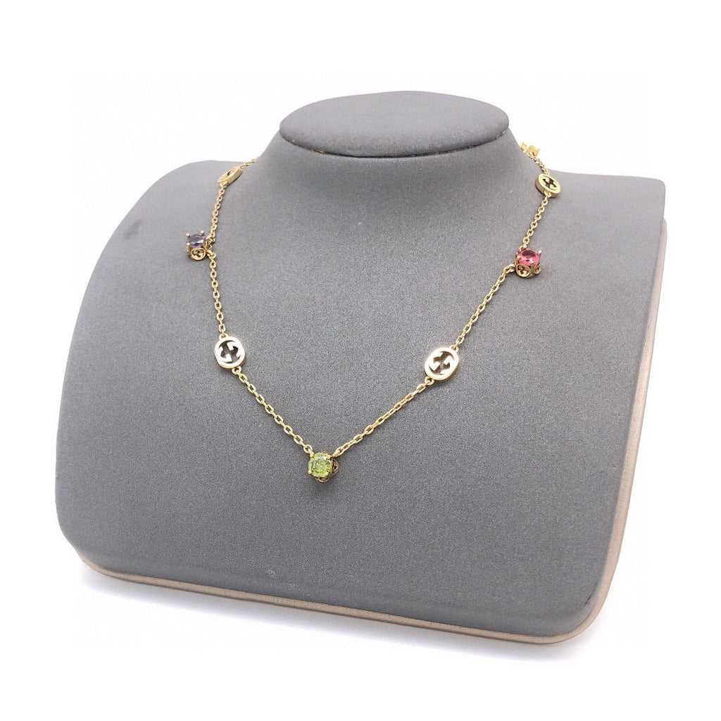 Gucci Multicolor Crystal Accent Necklace - album image 1