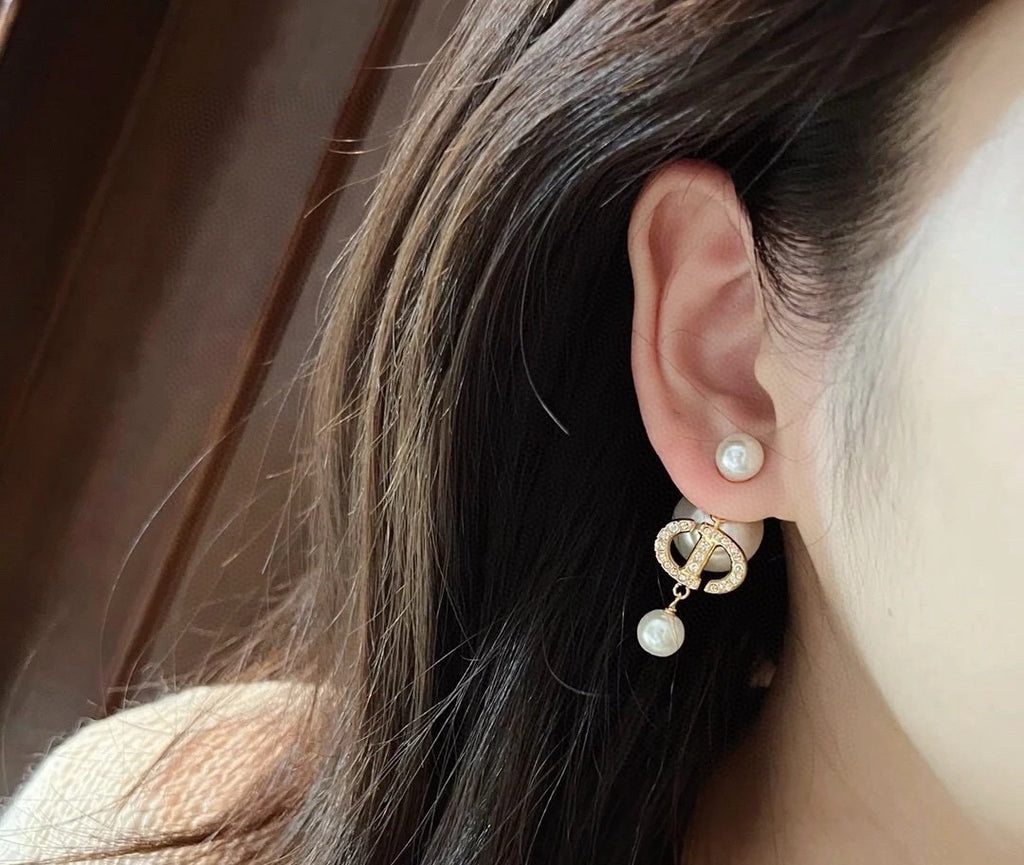 Dior Star Charm Pearl-Look Earrings - product image 5