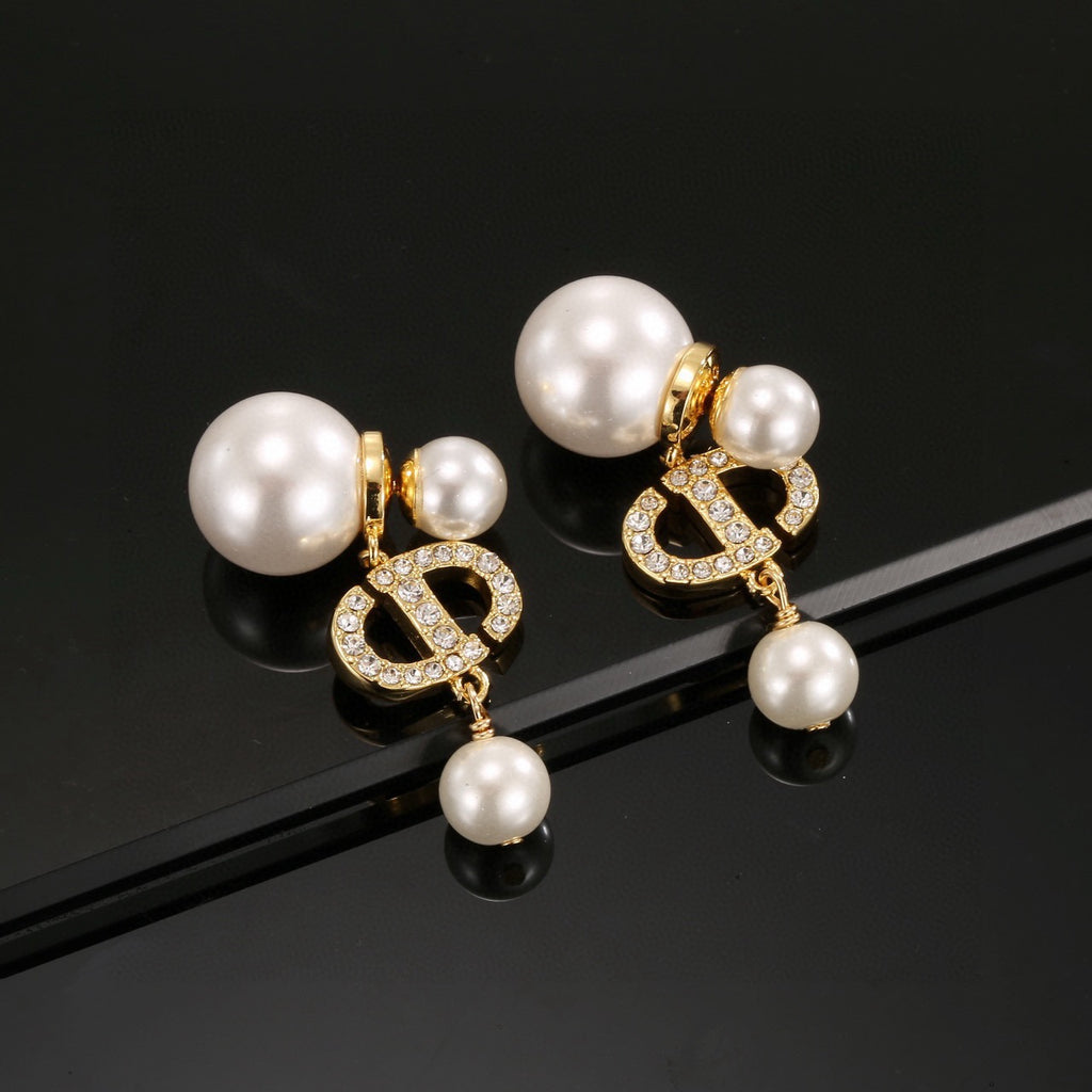 Dior Star Charm Pearl-Look Earrings - product image 6