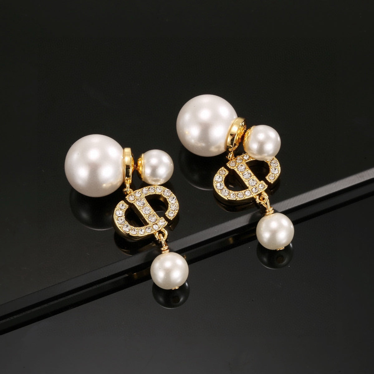 Dior Star Charm Pearl-Look Earrings - product image 6