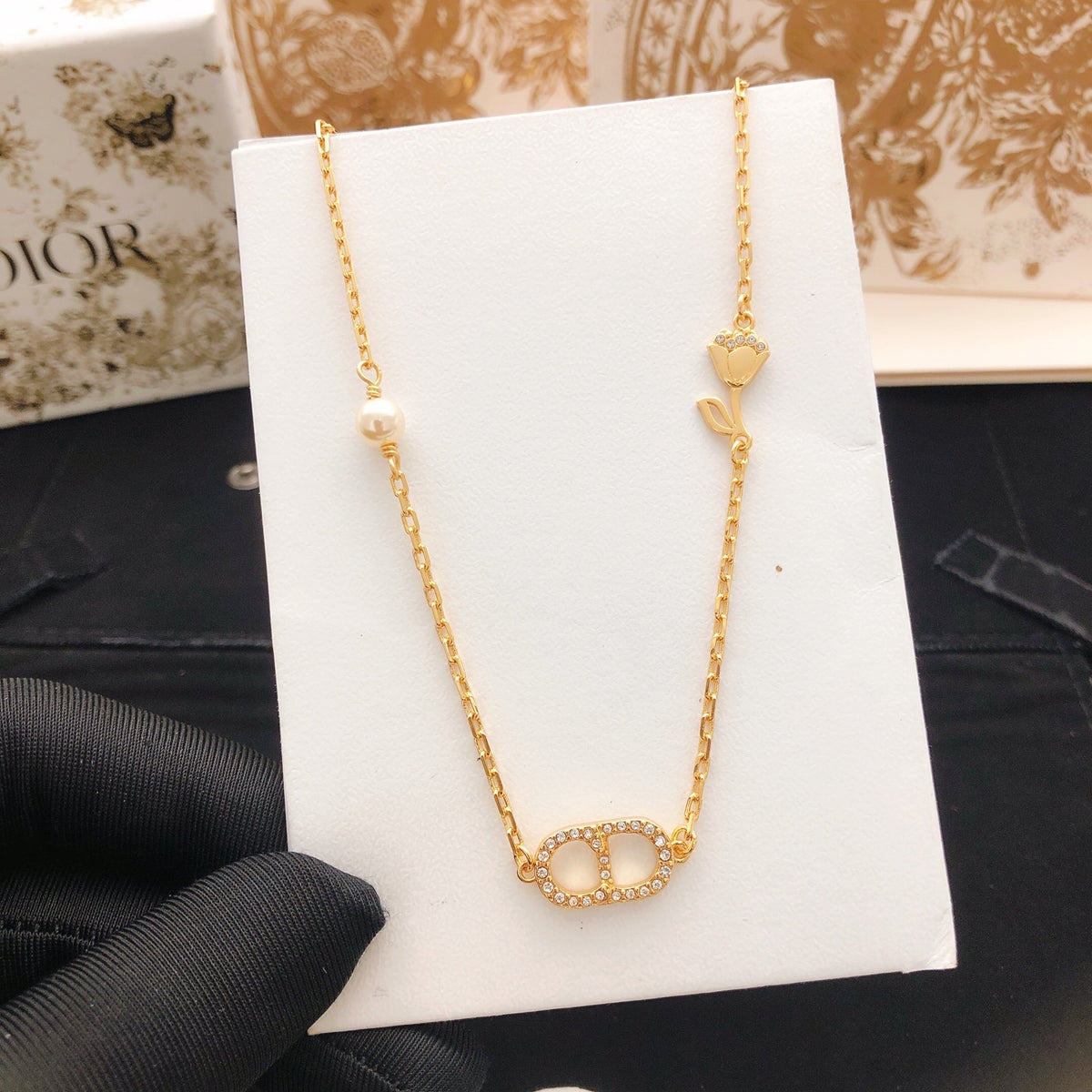 Dior Layered Star CD Necklace - product image 4