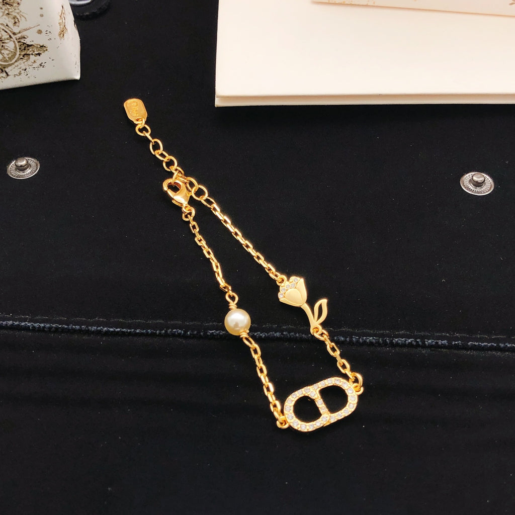Dior Gold-Tone CD Butterfly Bracelet - product image 2