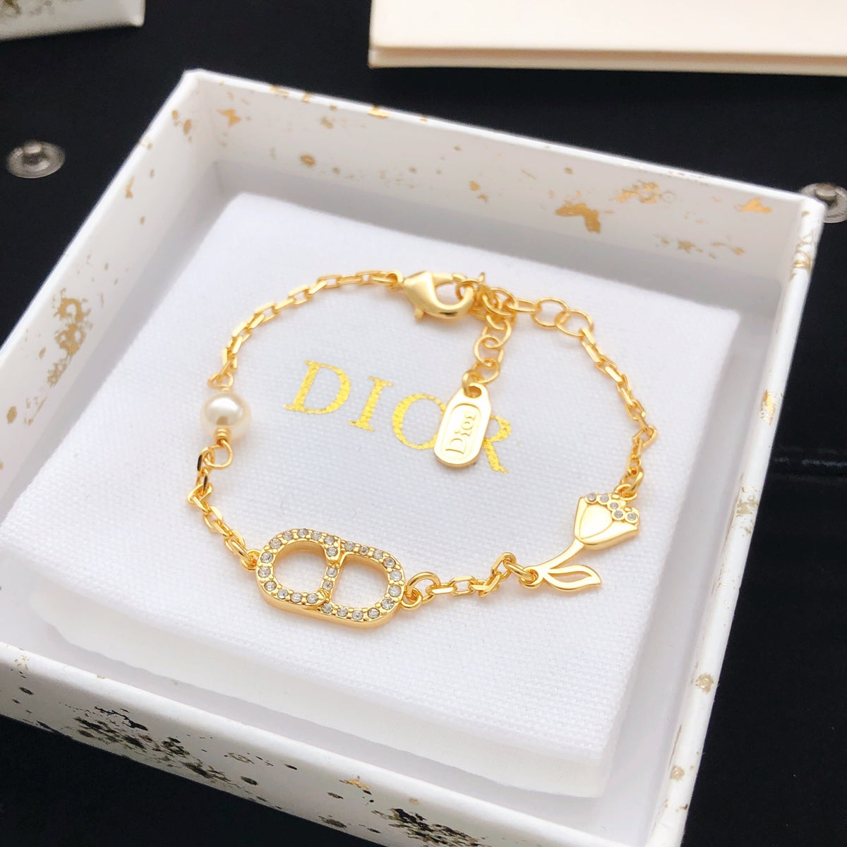 Dior Gold-Tone CD Butterfly Bracelet - product image 3
