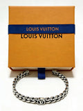 Louis Vuitton Silver-Tone Open Antiqued Chain Bracelet - album image 1