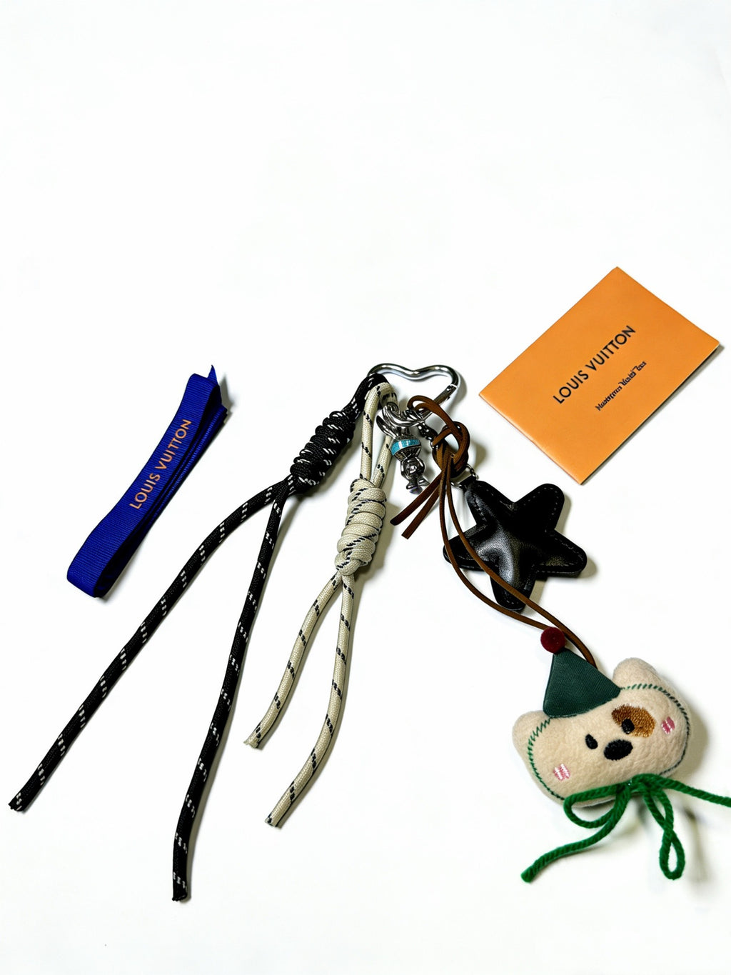 Louis Vuitton Braided Strap Keychain with Character Pendant - album image 5