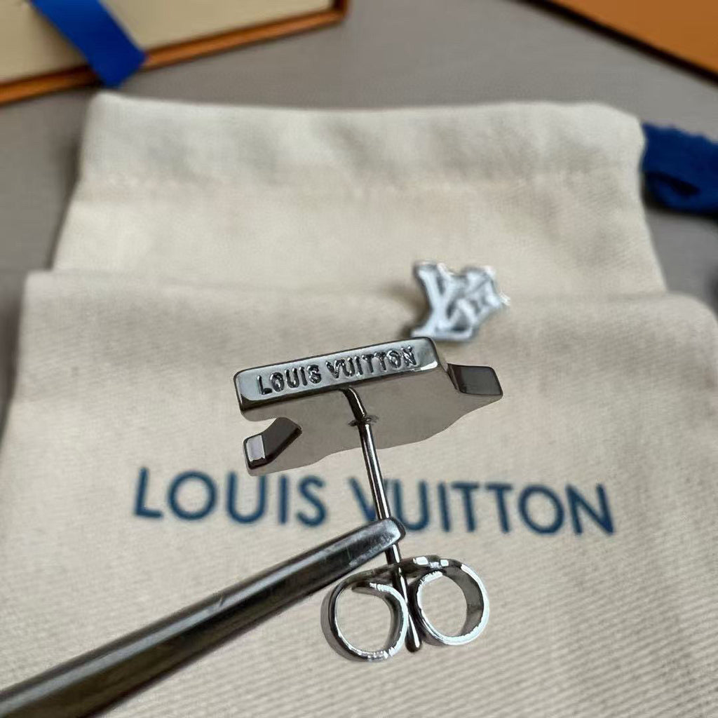 Louis Vuitton LV Letter Stud Earrings - album image 8