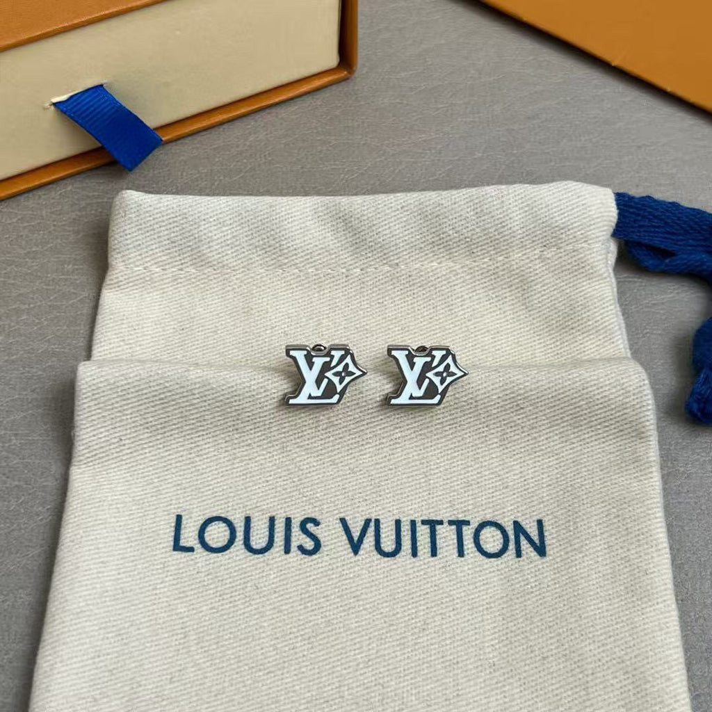 Louis Vuitton LV Letter Stud Earrings - album image 4