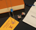 Louis Vuitton Multicolor LV Letter Crystal Accent Jewelry - Earrings or Necklace - album image 1