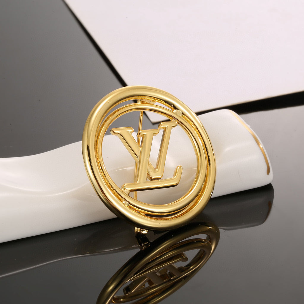 Louis Vuitton LV Letter Brooch - album image 2