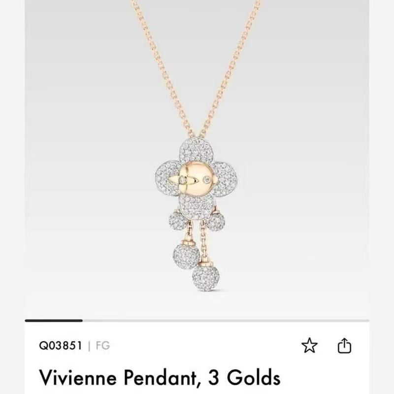 Louis Vuitton Sunflower LV Letter Necklace - album image 1
