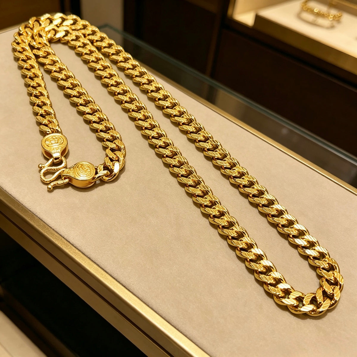 Gucci Anger Forest Interlocking G Antiqued Chain Necklace - album image 4