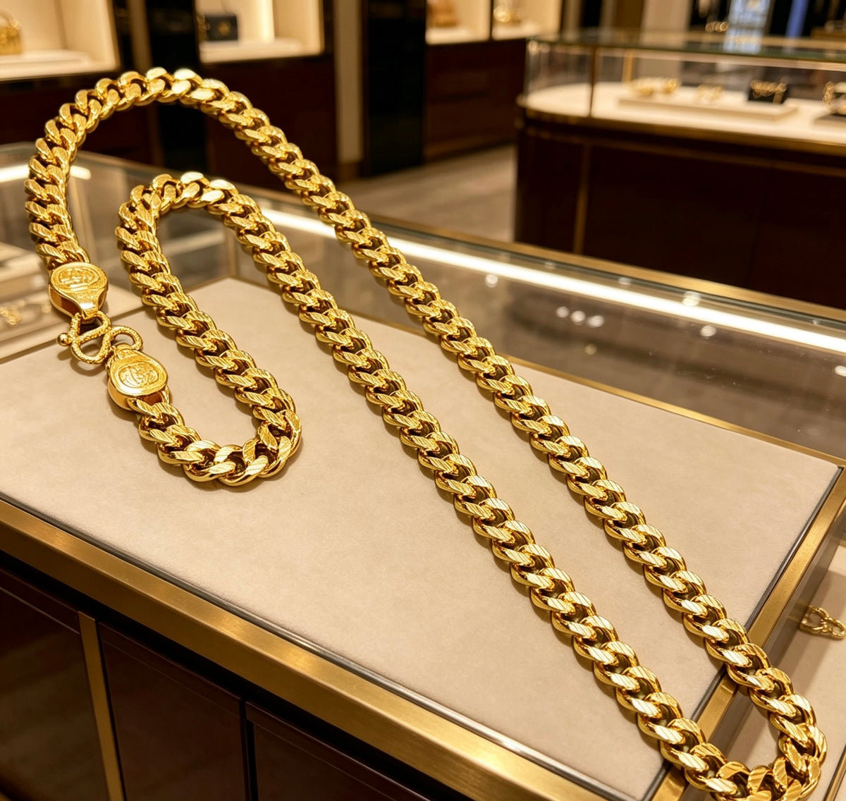 Gucci Anger Forest Interlocking G Antiqued Chain Necklace - album image 5