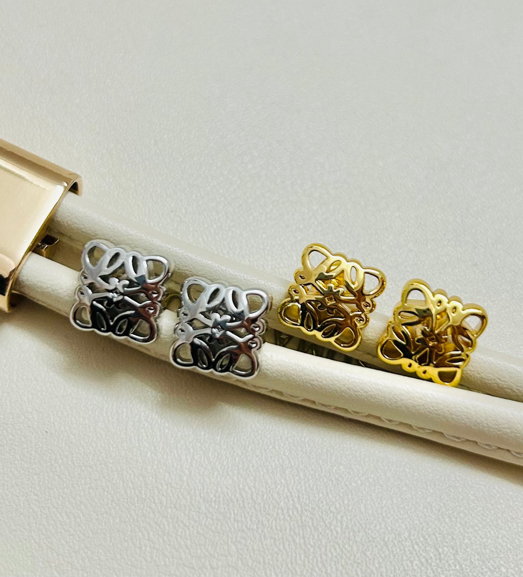 Loewe Gold-Tone Folded Anagram Stud Earrings - product image 7