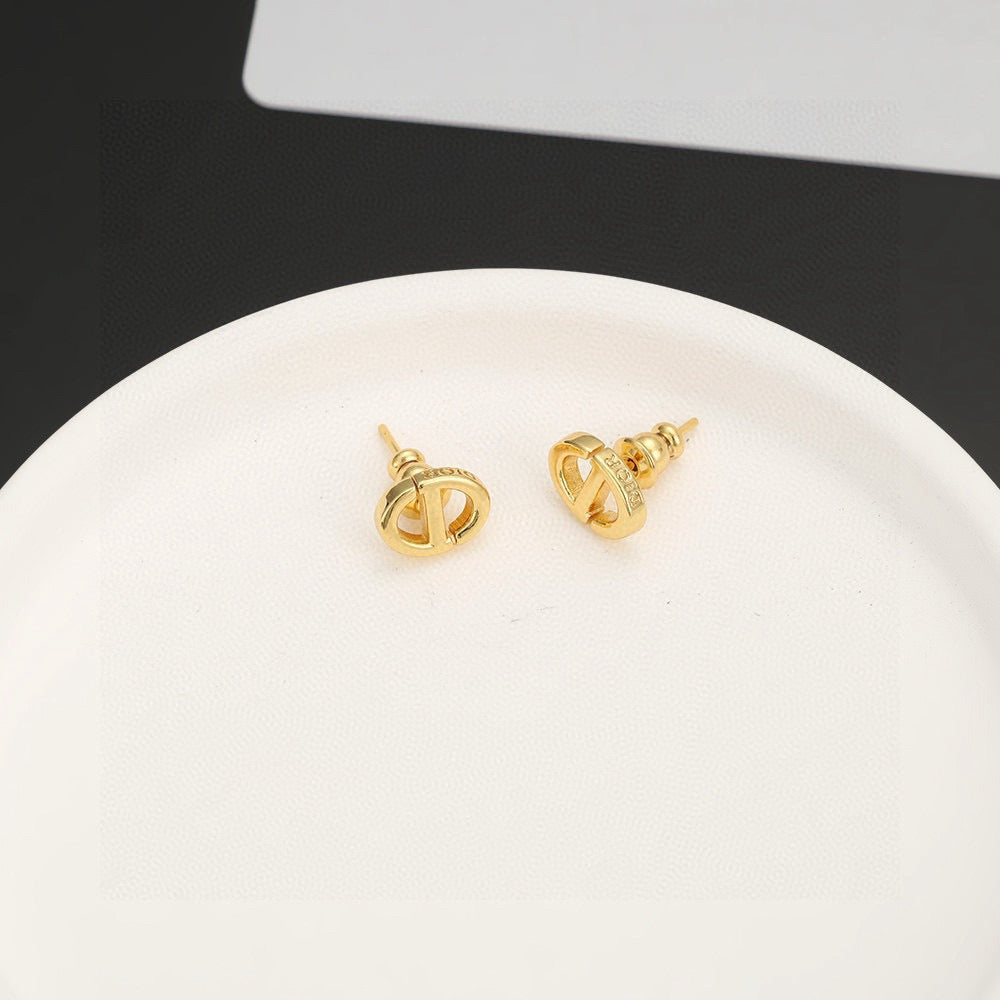 Dior Small Circular CD Stud Earrings - product image 2