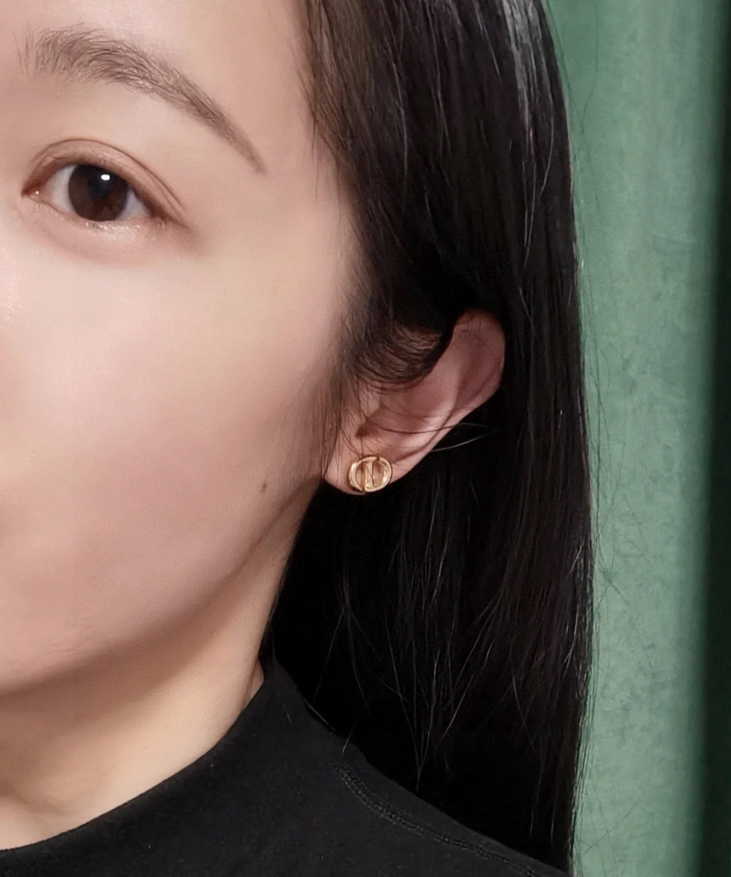 Dior Small Circular CD Stud Earrings - product image 4