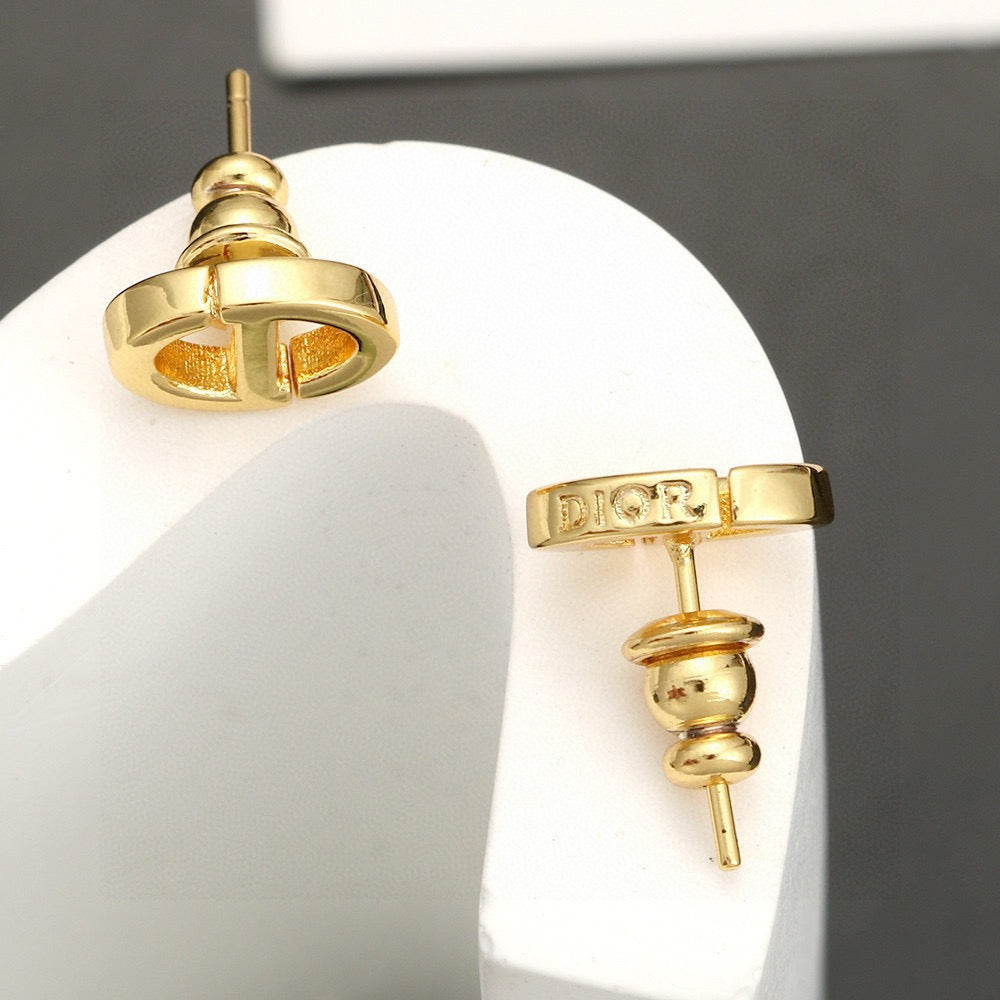 Dior Small Circular CD Stud Earrings - product image 5