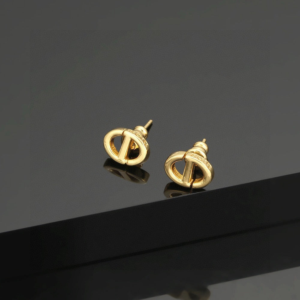 Dior Small Circular CD Stud Earrings - product image 1