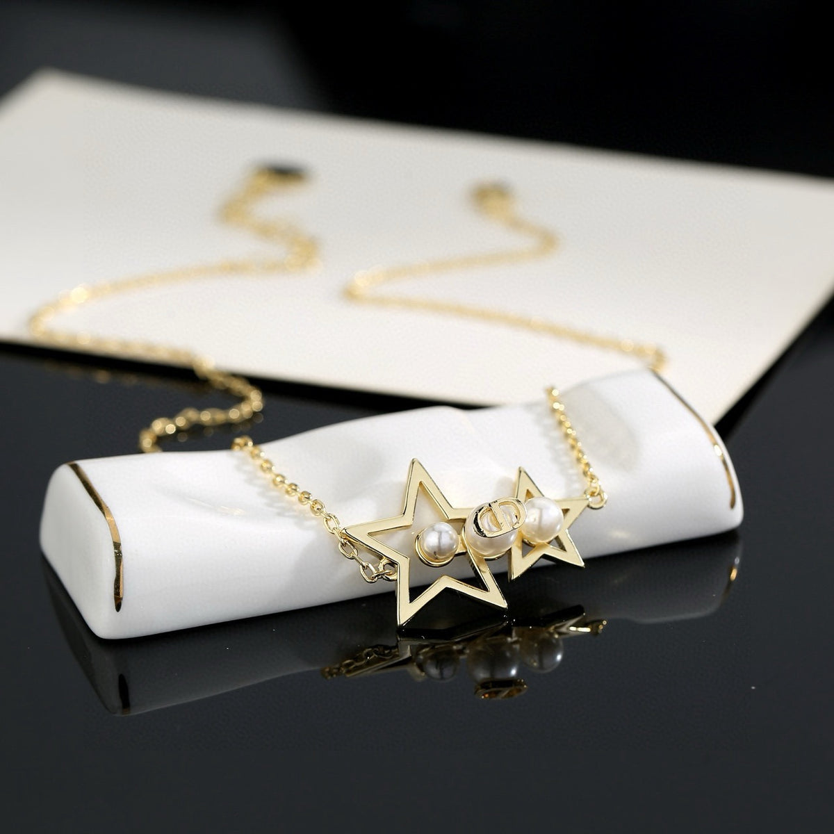 Dior Floral Pendant Fine Necklace - product image 5