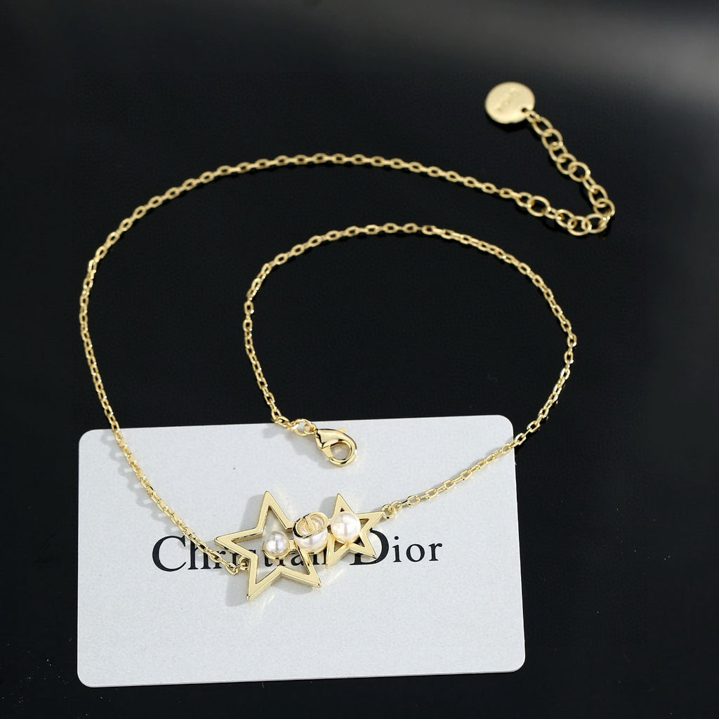 Dior Floral Pendant Fine Necklace - product image 1