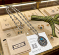Gucci Anger Forest Interlocking G Antiqued Chain Necklace - album image 1