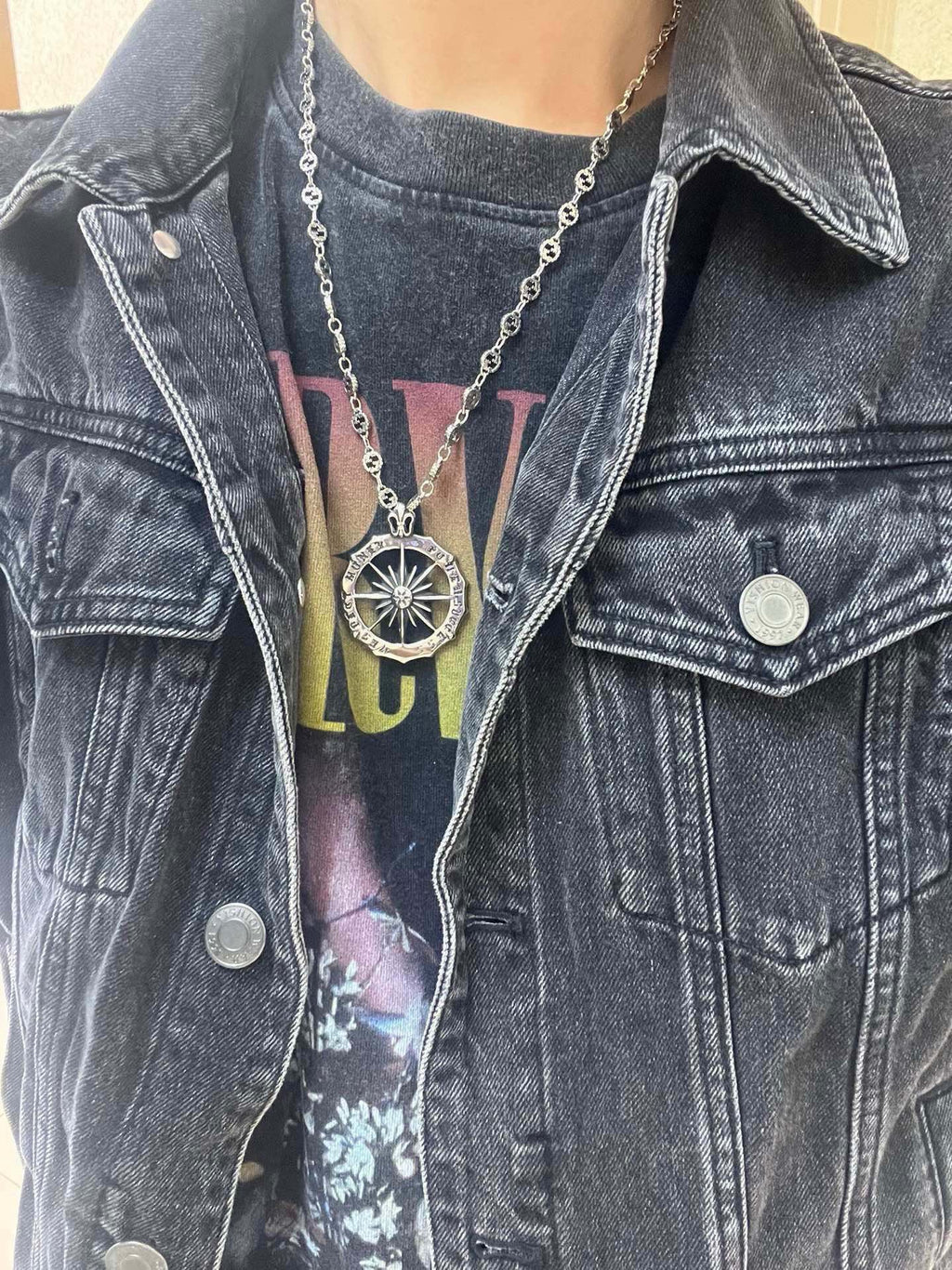 Gucci Anger Forest Interlocking G Antiqued Chain Necklace - album image 3