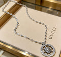 Gucci Anger Forest Interlocking G Antiqued Chain Necklace - album image 1