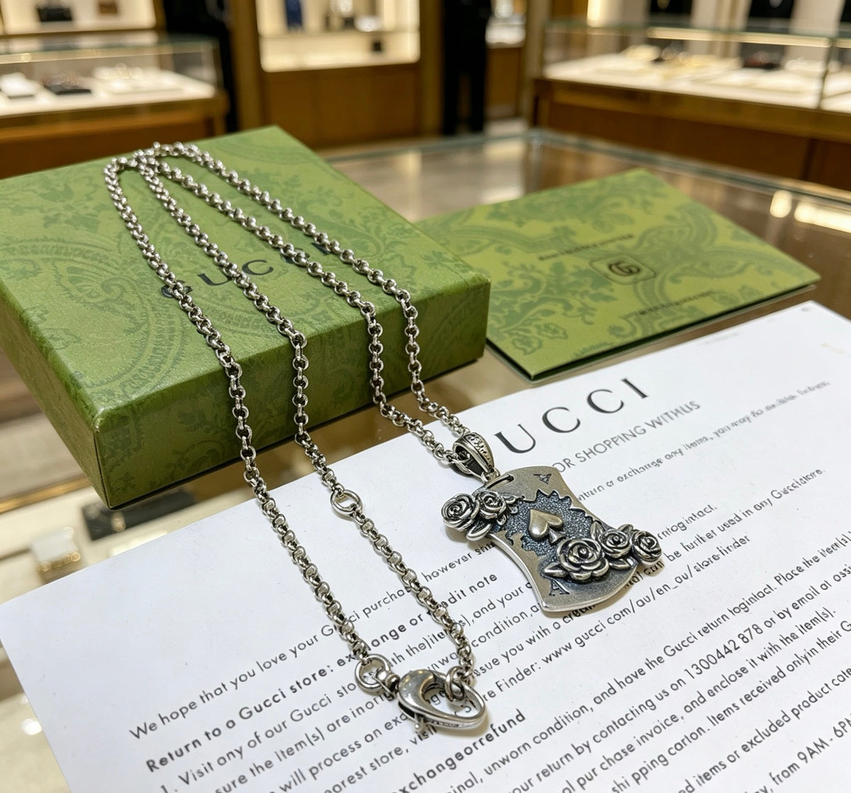 Gucci Anger Forest Interlocking G Chain Necklace - album image 4