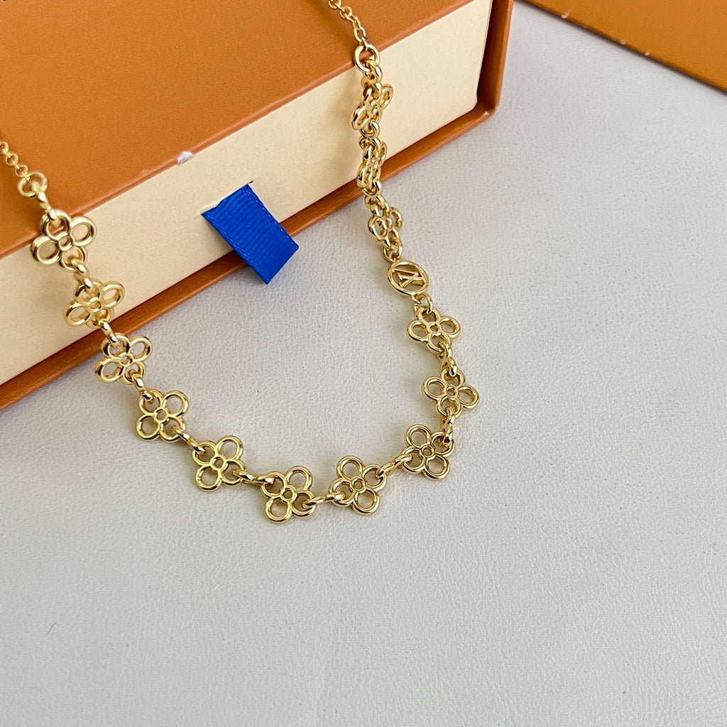 Louis Vuitton Gold-Tone Flower Charm Bracelet - album image 4