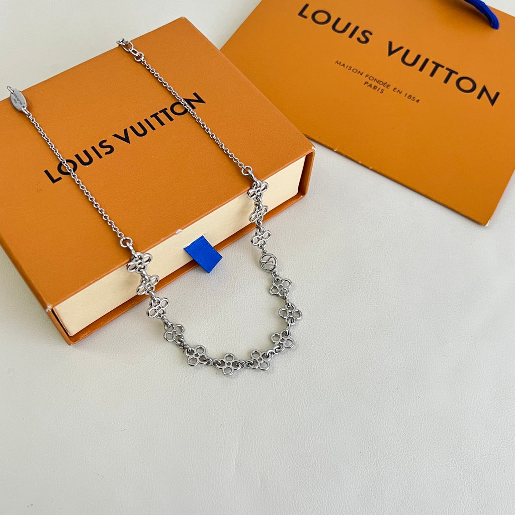 Louis Vuitton Silver-Tone Flower Charm Bracelet - album image 1