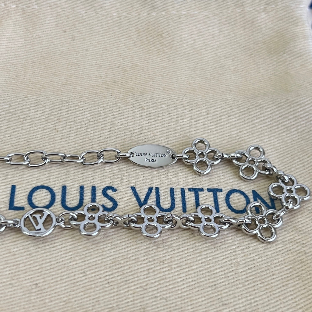Louis Vuitton Silver-Tone Round-End Open Bangle - album image 6
