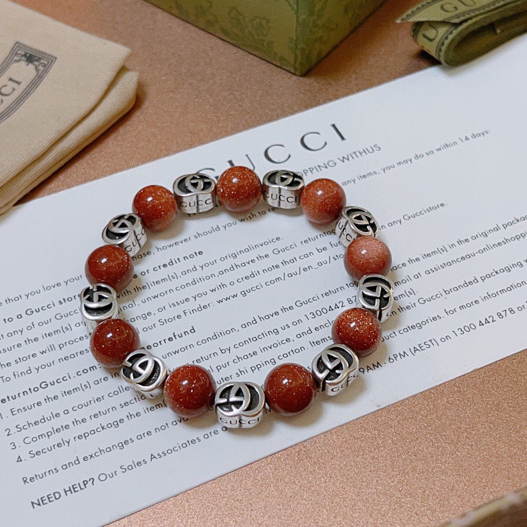 Gucci Anger Forest Interlocking G Antiqued Bracelet - album image 7