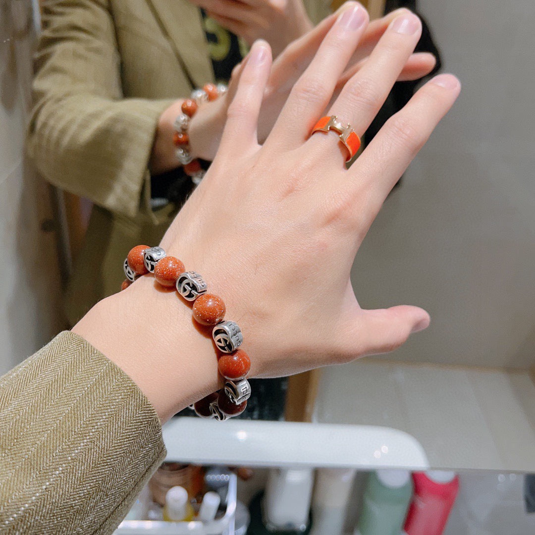 Gucci Anger Forest Interlocking G Antiqued Bracelet - album image 3